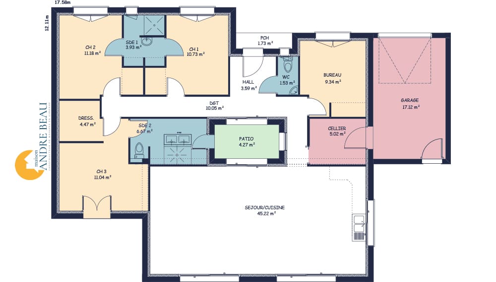 plan_maison_contemporaine_cap-ferret